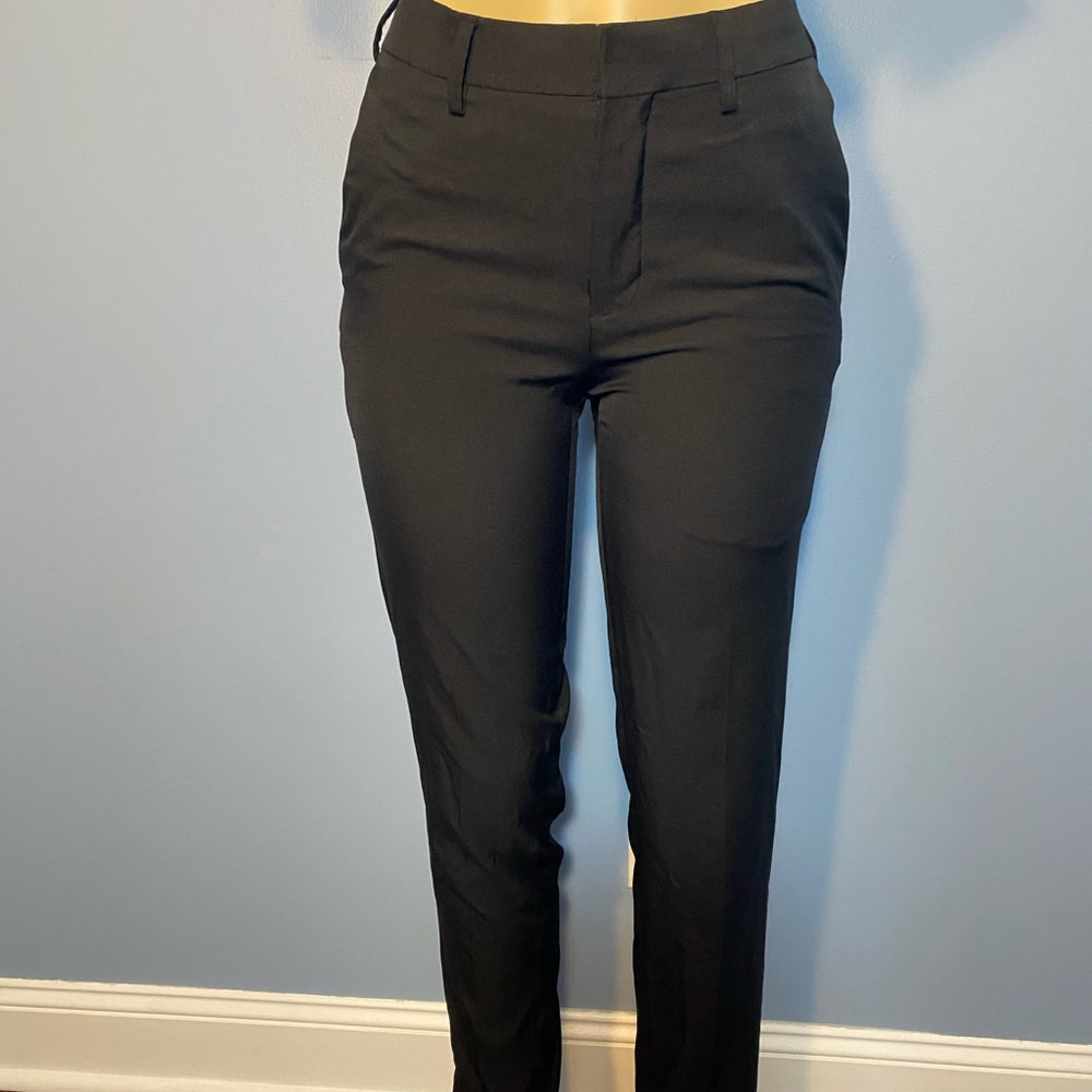 Haggar Slim Fit Black Dress Pants
